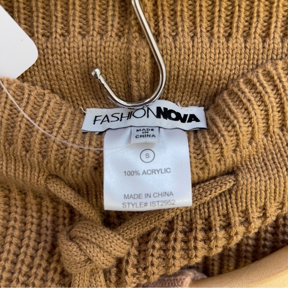 Fashion Nova Sweater Legging Set Women’s Small You're The One Taupe/combo - Picture 12 of 14